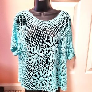2b bebe Crochet Sweater NWOT